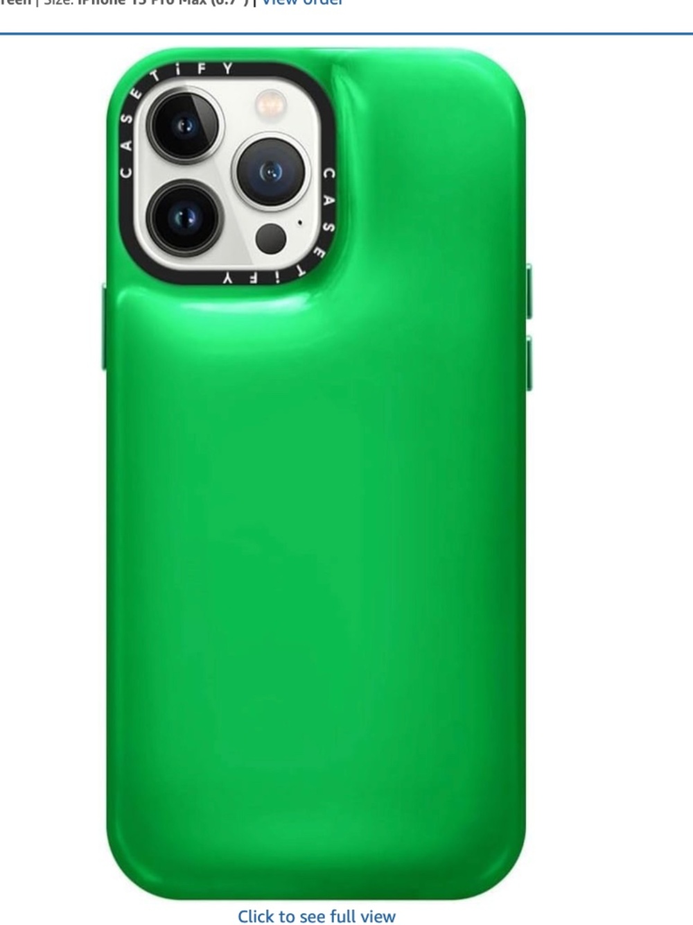 Casetify Pillow iPhone 13 Pro Max Case (Water Resistant) Kelly Green Color